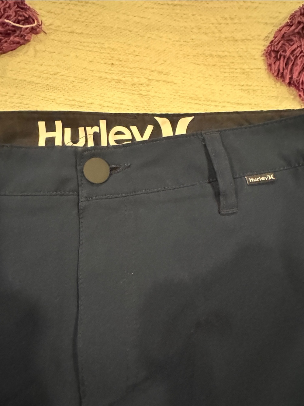 Hurley Navy Blue Casual Chino Shorts